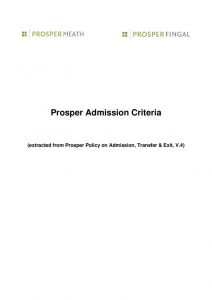 thumbnail of Prosper Admission Criteria