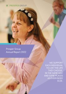 Image of the front cover of The Prosper Group Annual report 2022